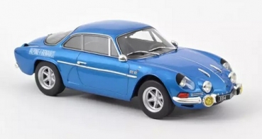 185307 Alpine A110 1600S 1972 Blue with side logo 1:18